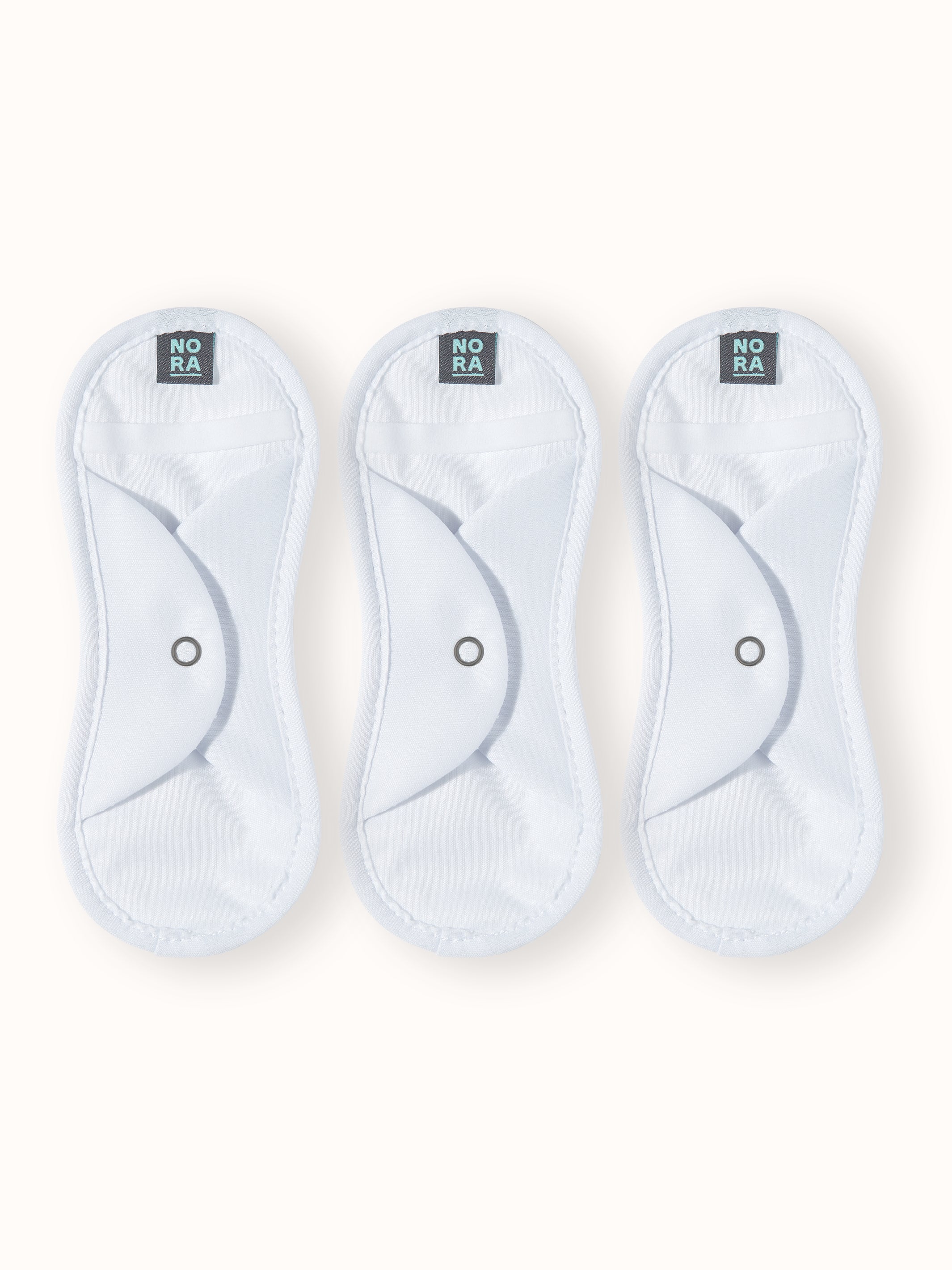 Reusable liners 3 pack white