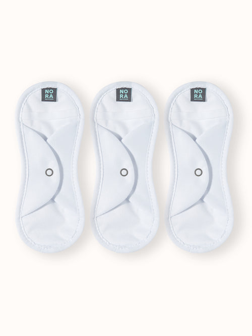 Reusable liners 3 pack white