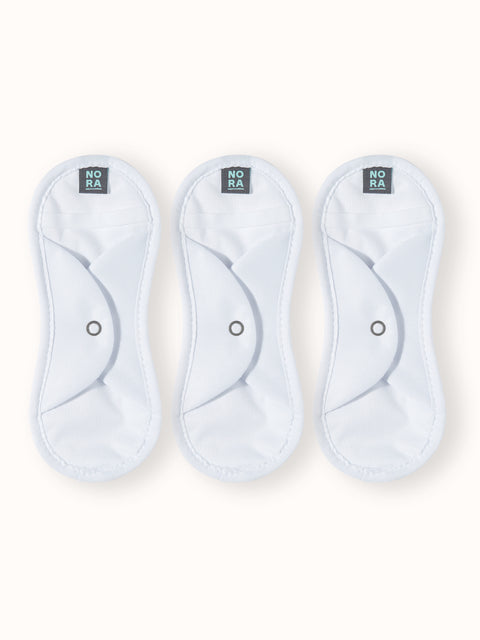 Reusable liners 3 pack white