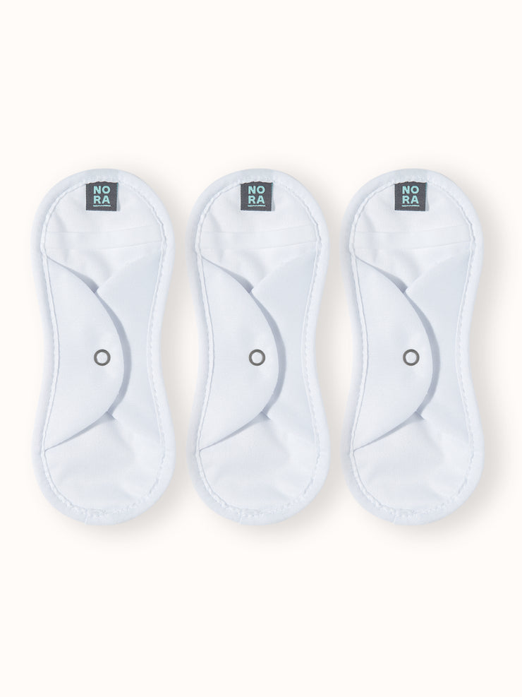 Reusable liners 3 pack white
