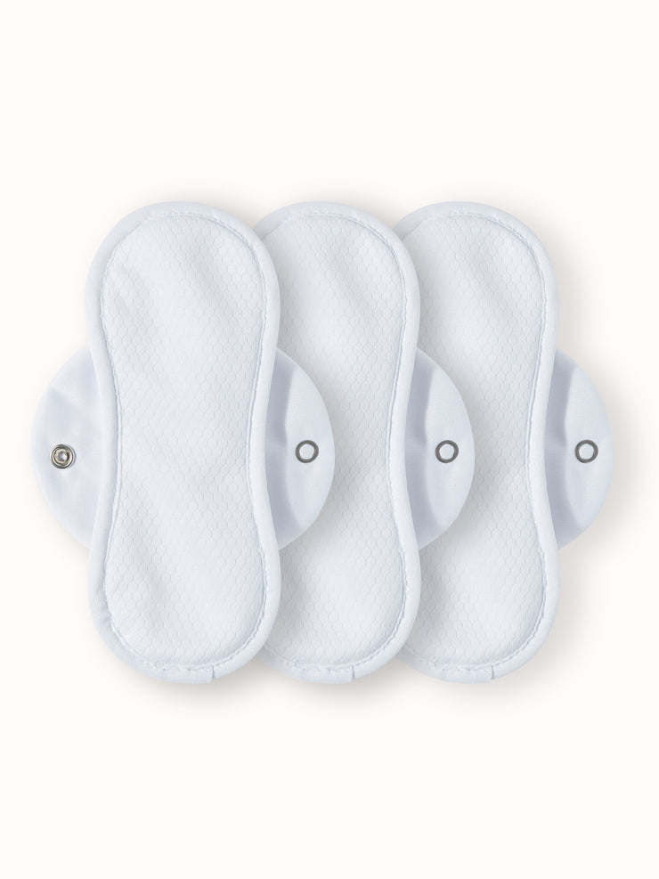 Reusable liners 3 pack white