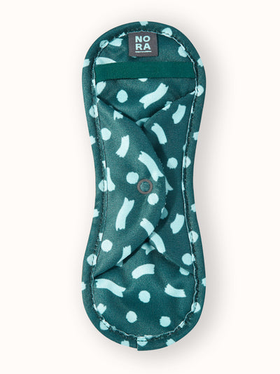 Celeste green liner front