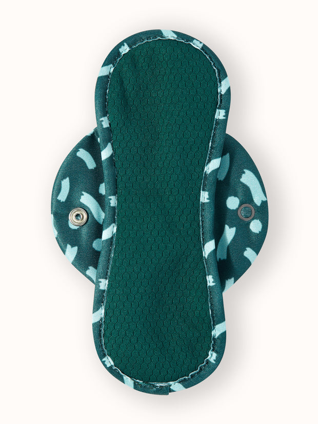 Celeste greeen liner back