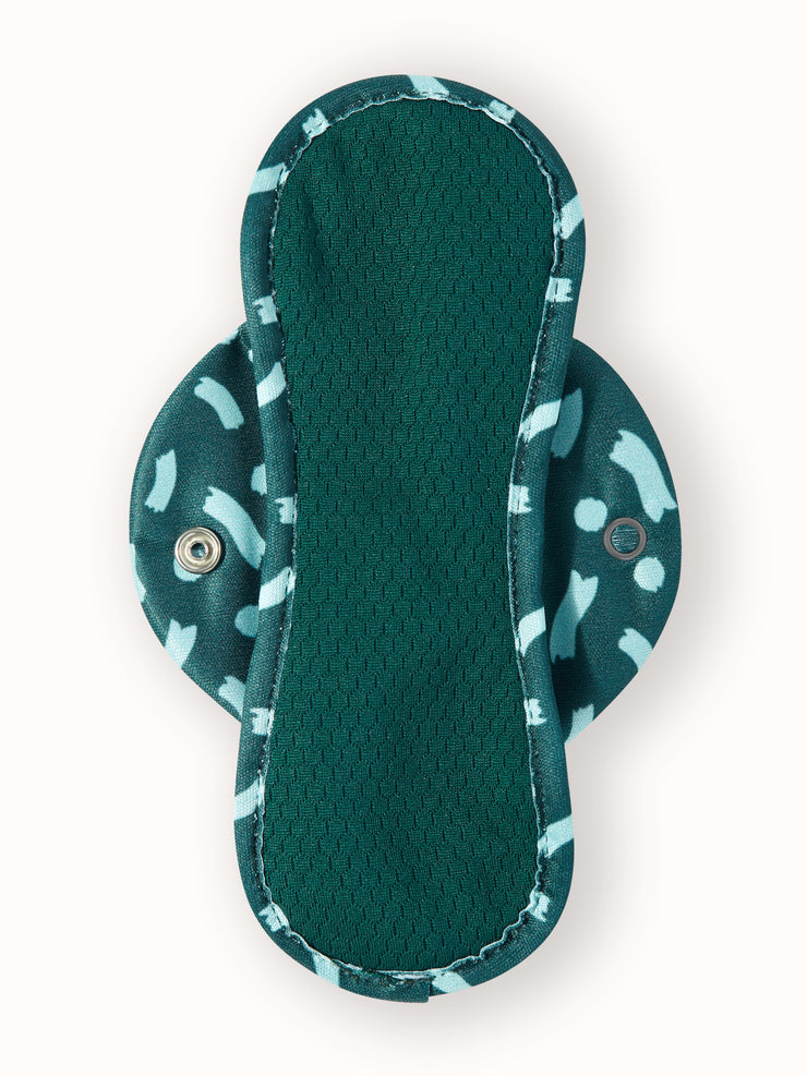 Celeste greeen liner back