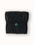 Moderate black pad folded