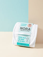 Maxi white pad folded